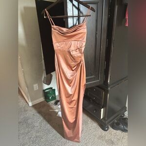 Rose gold dress